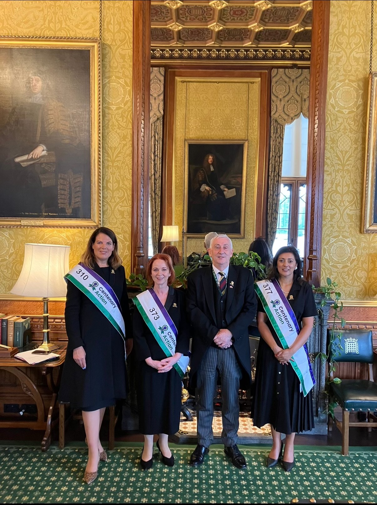 Nusrat Ghani with Mr Speaker and Deputy Speakers