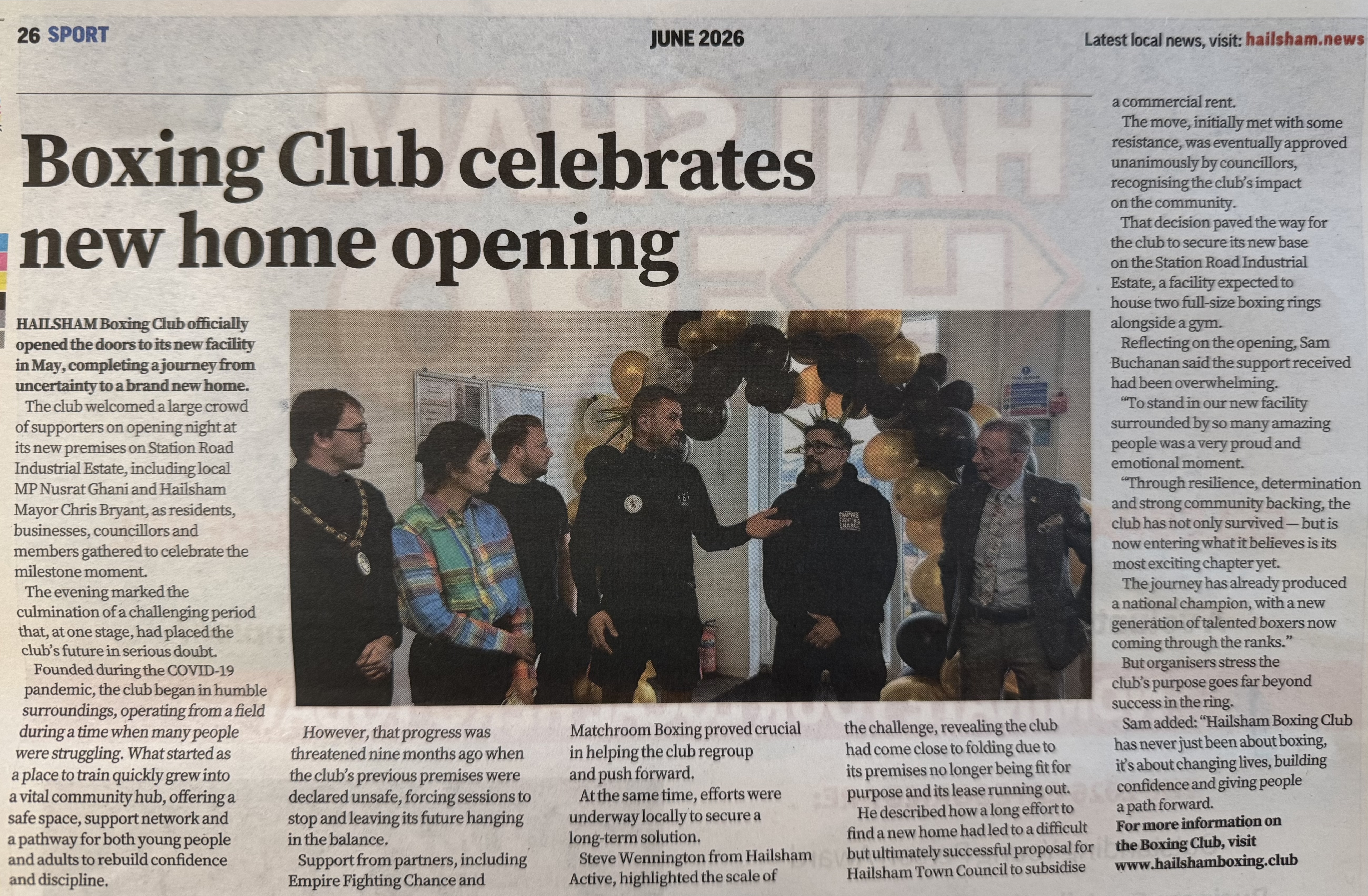 Hailsham News
