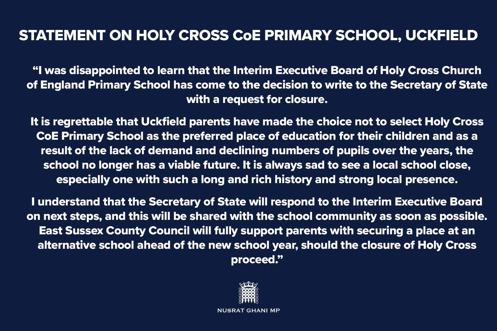 Statement