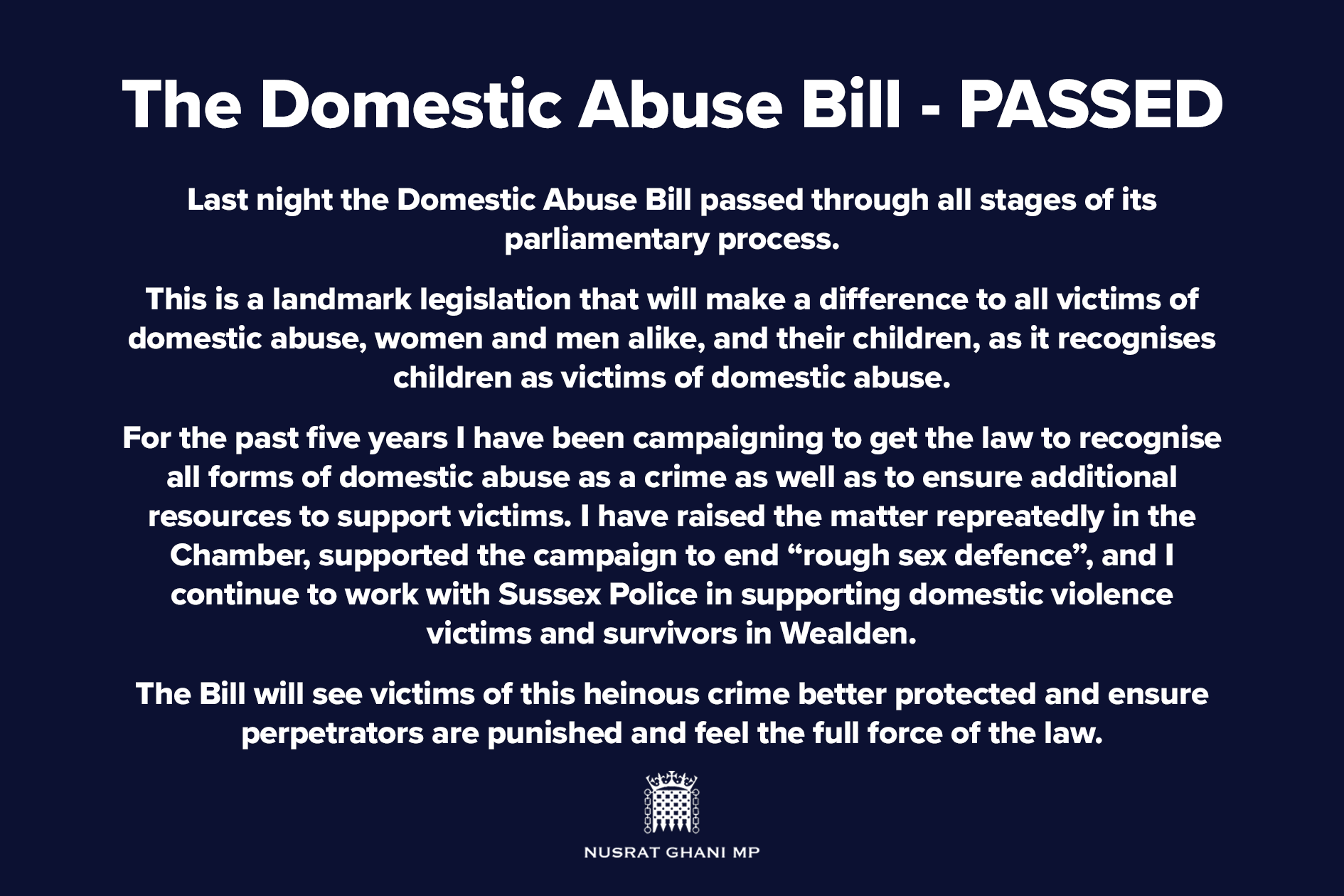 Domestic Abuse Bill