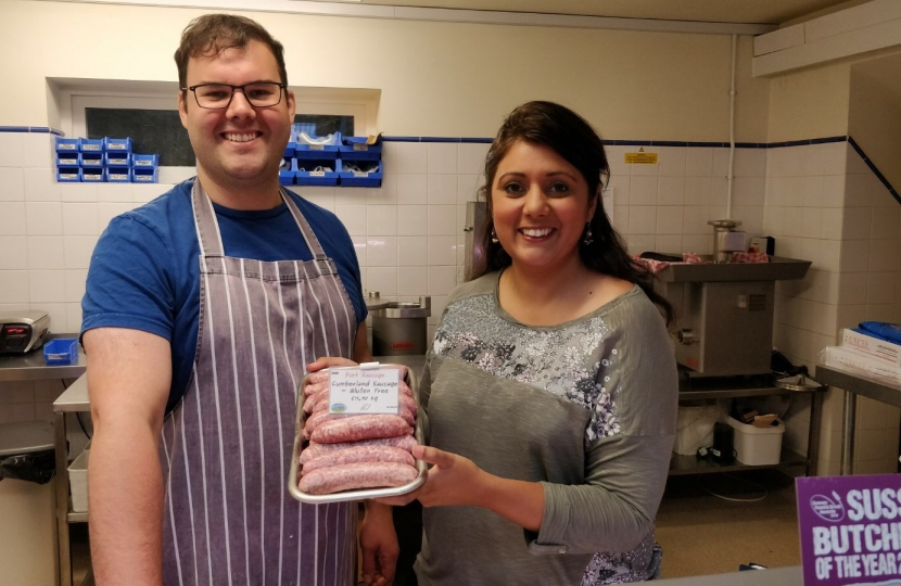 Nus at the Tablehurst Farm Butchers 