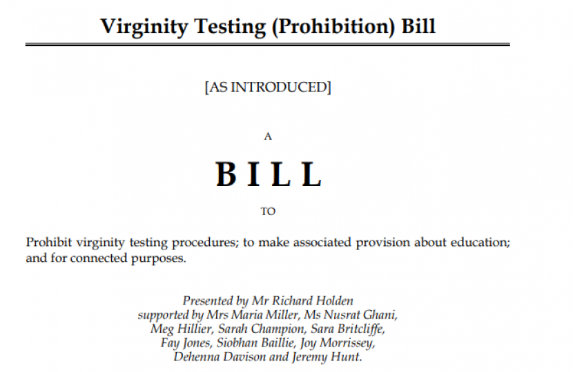 Virginity Testing Bill