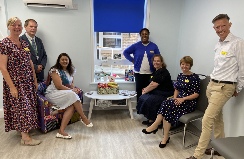 Nusrat Ghani MP at Crowborough Birthing Centre