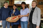 Left to right: Chris Marshall, Nus Ghani, Cllr Rowena Moore and Cllr Jeanette Towey 