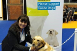 Nus with Natalie the Guide Dog