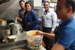 Nus Ghani in the Kitchen of Rajdoot Curry House
