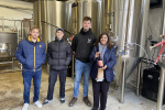 Nusrat Ghani MP visiting Three Acre Brewery in Blackboys