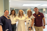 Nusrat Ghani meeting the team at Hailsham House