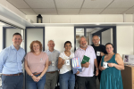 Nusrat Ghani with the Heathfield Chamber of Commerce
