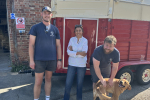 Nusrat Ghani MP meeting the team from Three Acre Brewery