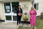 Nusrat Ghani MP with Sharon Lloyd 