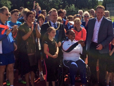 Nus opening the running track