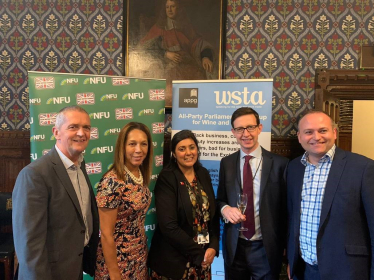 Nus met with local wine producers at an event organised by All-Party Parliamentary Wine & Spirit Group in conjunction with the Wine and Spirit Trade Association