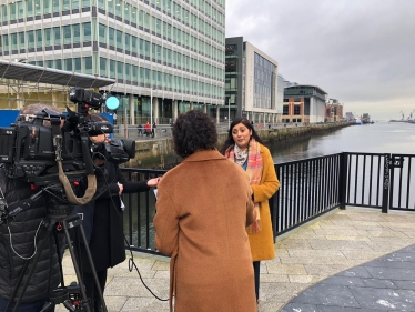 Nus Ghani in Belfast.