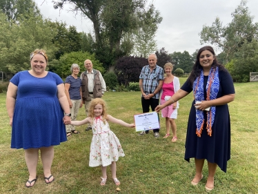 Charlotte Ward and the Happy to Help Group