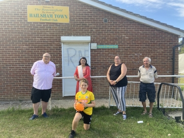 Nus Ghani and Hailsham Town FC