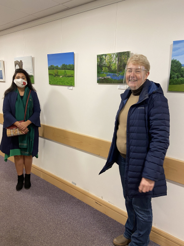 Nus Ghani MP and Jeannette Towey