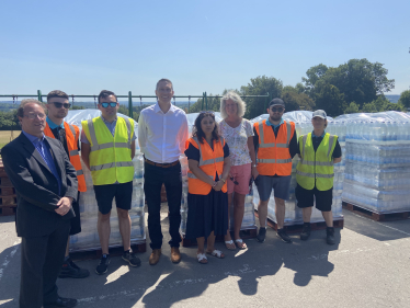 Mayfield bottled water station