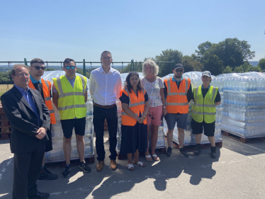 Mayfield bottled water station