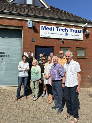Nusrat Ghani meeting Medi Tech Trust team