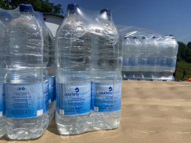 Bottled water supplied by South East Water